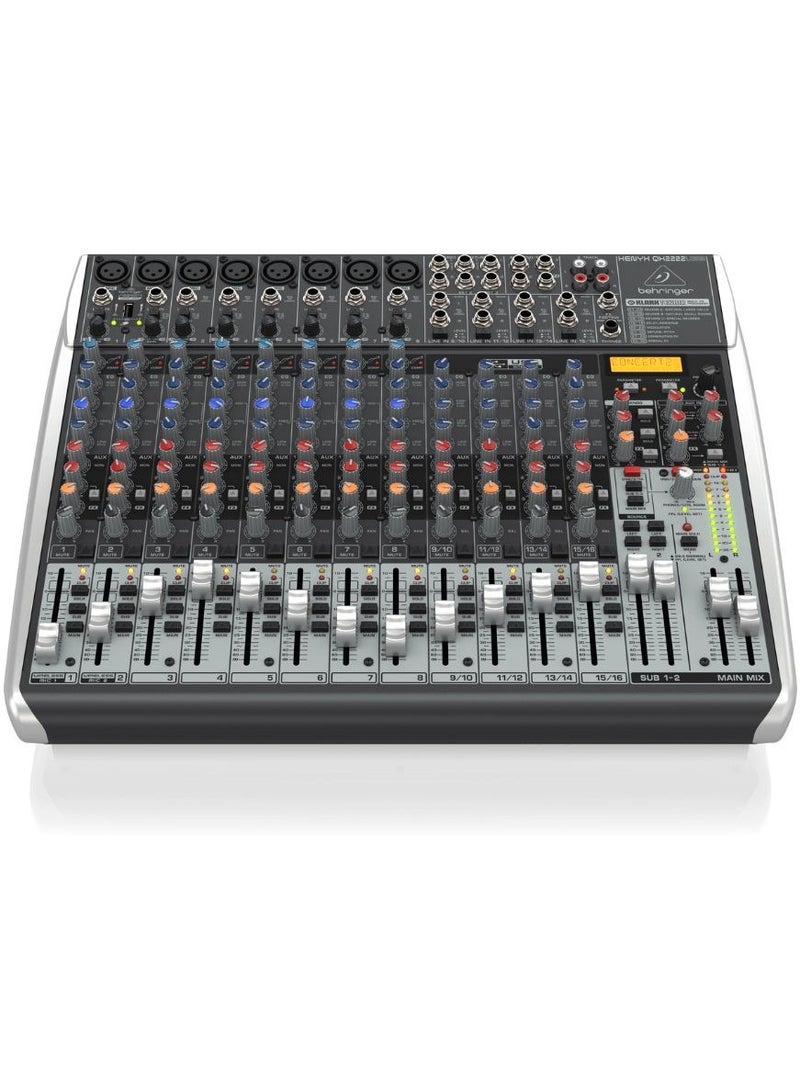 behringer Behringer XENYX QX2222USB Analog Mixer with USB/Audio Interface - Image 2