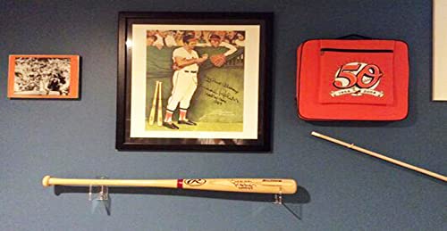 Top Stage Clear Baseball Bat Display Wall Mount Horizontal Rack Softball Bat Hanger, 4.5 X 4.5 inches, No Case Cover, for Game Room - Image 3