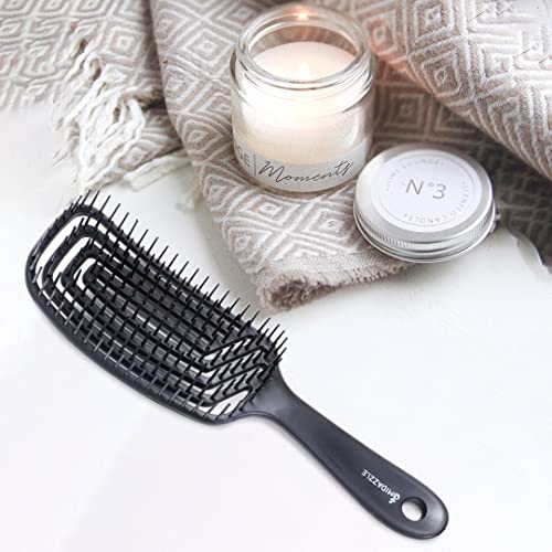 Omidazzle Midazzle Premium Cushioned, Paddle And 3D Hair Brush For Men & Women - Pack Of 3 (Hb3-15-18) - Image 5