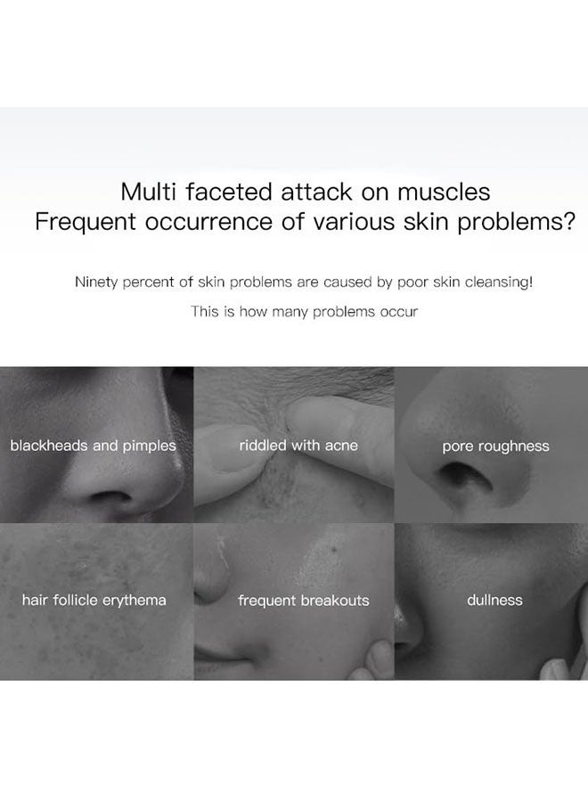 EELHOE Clarifying Mud Mask ，Deep Cleansing White - Pore Minimizing Facial Mask with Hyaluronic Acid, for Oily, Dry & Combination Skin, Includes Dual-Ended Silicone Brush  50g - Image 2