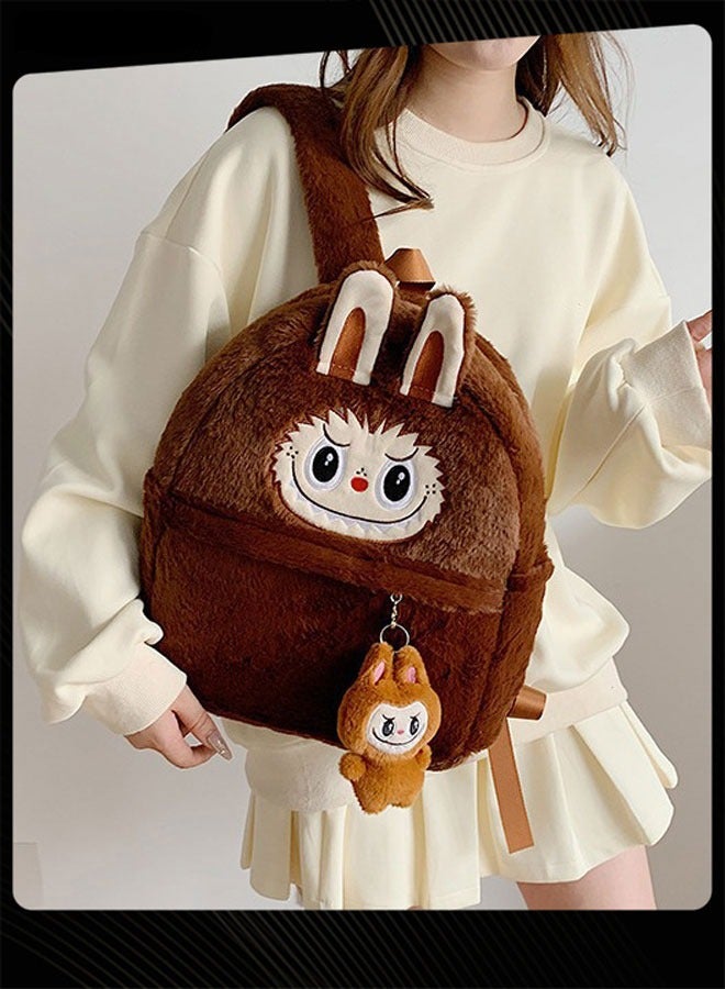 New Style Labubu Cartoon Lovely School Bag  Large Capacity Shoulder Backpack Wear-resistant Student Backpack with Adjustable Straps for Primary Middle School Students - Image 1