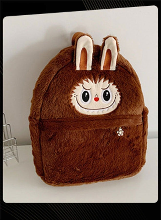 New Style Labubu Cartoon Lovely School Bag  Large Capacity Shoulder Backpack Wear-resistant Student Backpack with Adjustable Straps for Primary Middle School Students - Image 4