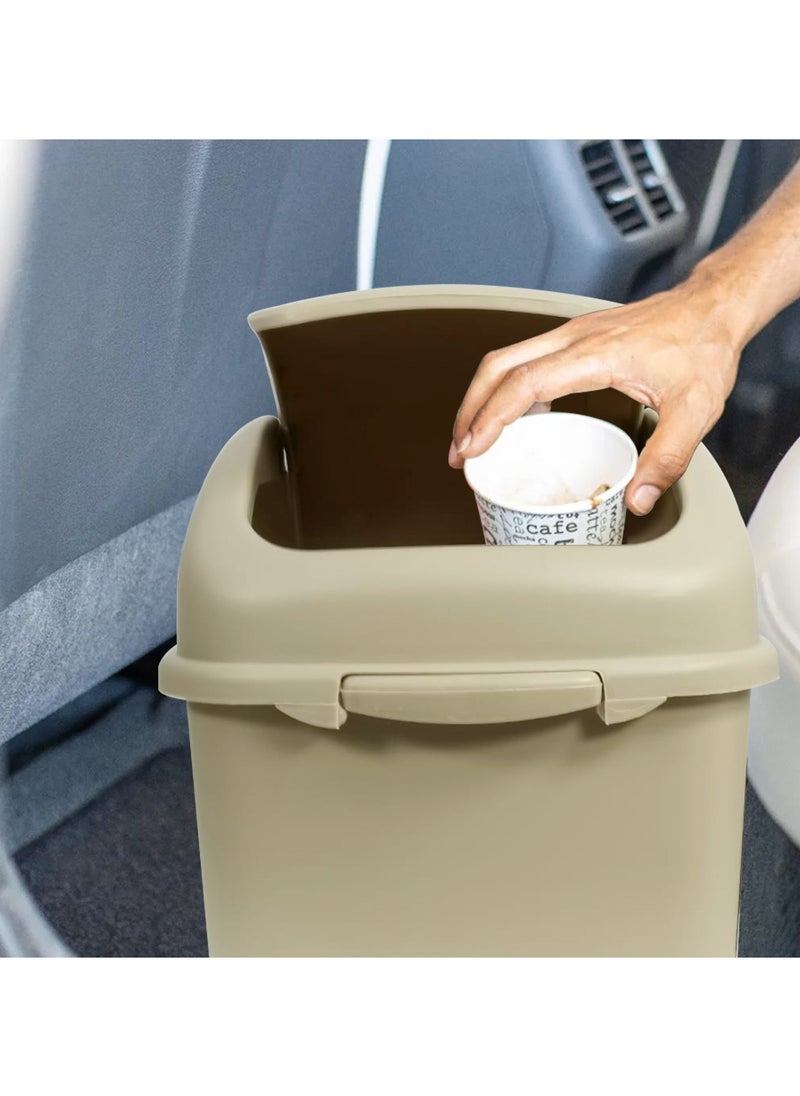 Multi Trash Bin Garbage Bin Car Trash Storage Container 500ml Fix With Cushion Easily AC-488