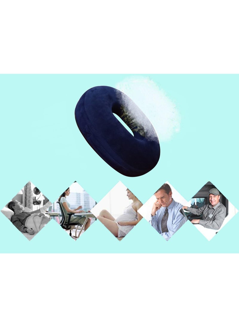 Orthopedic Donut Cushion – Memory Foam Ring Seat Cushion for Coccyx Pain & Pressure Relief – Comfortable Support for Office Chair, Car Seat & Wheelchair - Image 4