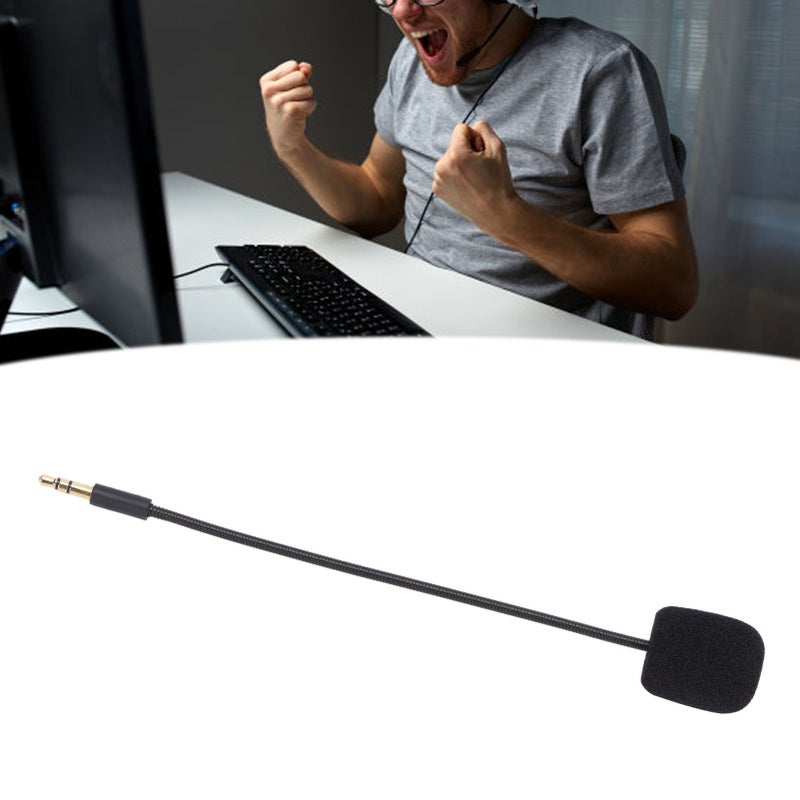 3.5mm Replacement Microphone: Durable High-quality Material - Clear 360-Degree Flexible Sound for Gaming Headsets, Game Controllers and Smart Devices - Image 2