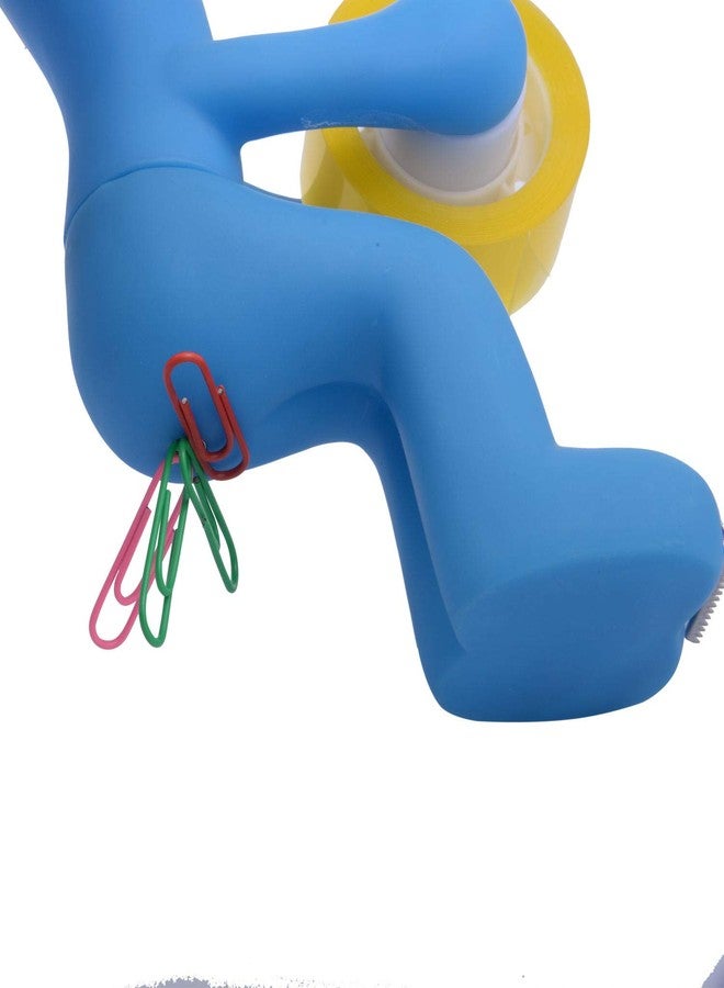 ONE250 Funny Office Gift – Butt Station Desk Organizer with Tape Dispenser, Pen Holder, Sticky Note Slot & Paper Clip Tray – Unique Gag Gift for Coworker, Boss, or Friends (Blue) - Image 5