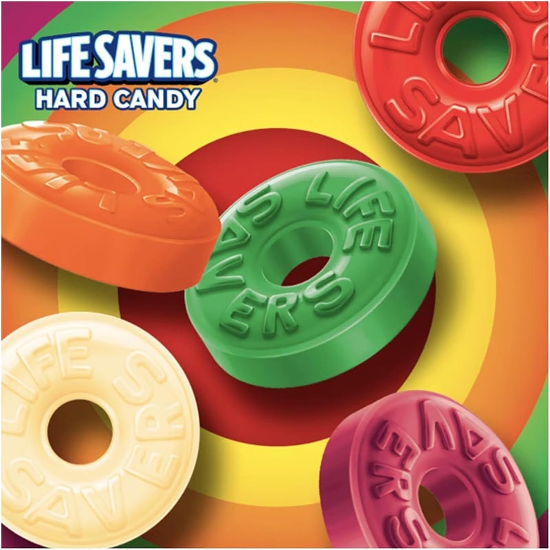 Life Savers Hard Candy 5 Flavors - 2 lbs of Individually Wrapped Candy with Cherry, Watermelon, Orange, Pineapple, and Raspberry - Image 5