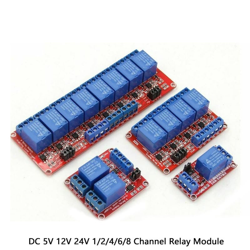 6 Channel Relay Module Board 24V DC With Optocoupler High Low Level Trigger - Image 3