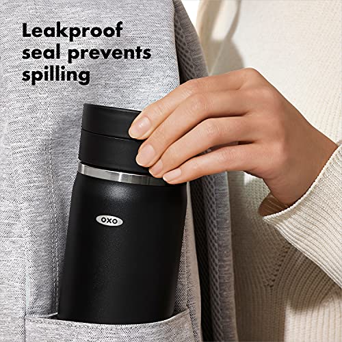 OXO Good Grips 16oz Travel Coffee Mug With Leakproof SimplyClean™ Lid - Onyx - Image 4