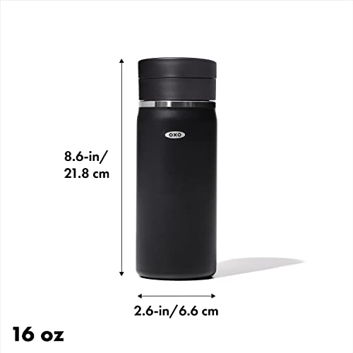 OXO Good Grips 16oz Travel Coffee Mug With Leakproof SimplyClean™ Lid - Onyx - Image 2