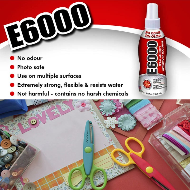 E6000 Adhesive Spray, 8 Ounces, Clear - Image 2