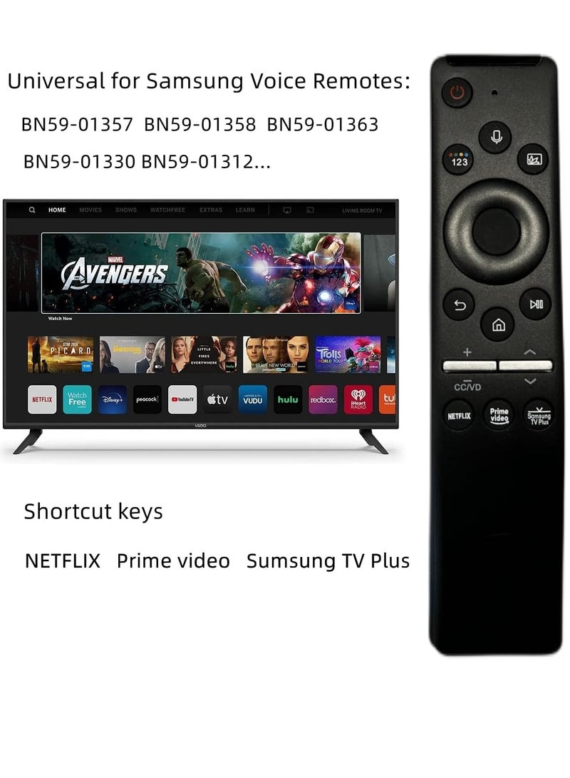 ELTRAZONE Replacement Remote Control BN59-01330A for Samsung QLED 8K UHD TV UN55TU850DFXZA UN65TU850DFXZA UN55TU8200FXZA UN65TU8200 UN50TU8000FXZA UN65TU8000FXZA UN75TU8000FXZA UN75TU8000FXZA UN75TU8000A with battery - Image 5