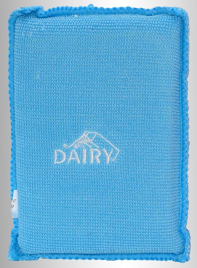 The Kosher Cook Dairy Blue Dishwashing Sponges - Heavy Duty Scouring Pad, Non Scratch Scrubber - Durable and Soft - Color Coded Home and Kitchen Accessories by The Kosher Cook - Image 3