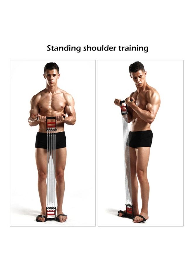 مقبض يد مقاوم متعدد الوظائف 3 في 1 وموسع للصدر - جهاز تدريب قوة قابل للتعديل للذراعين والصدر والكتفين والساعدين - معدات تمارين رياضية منزلية للرجال والنساء وعشاق اللياقة البدنية - Image 5