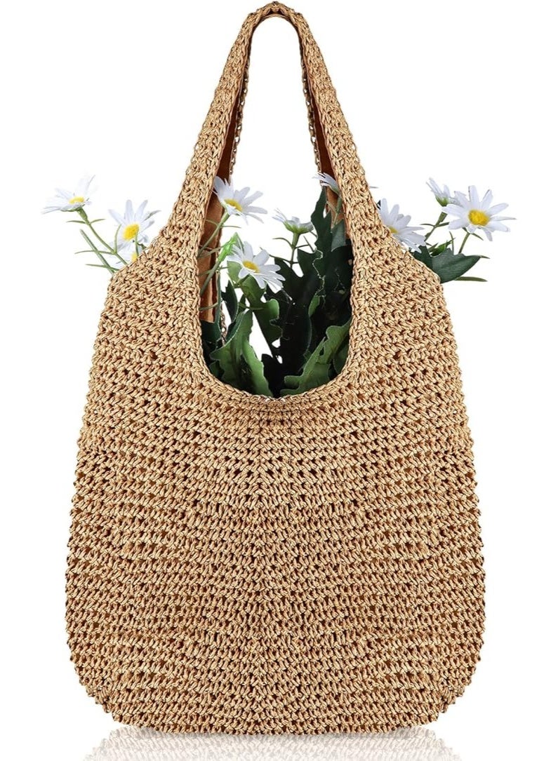 انتيكيانو شنطة شاطئ من القش للنساء - Image 2