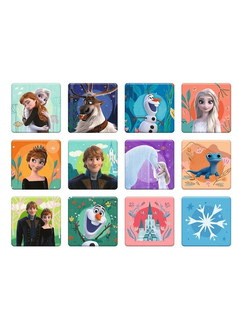 Trefl - Frozen 2 Princesses in Their Land 2x1 with Memos (30+48/24) Pieces - 93335 - Image 4