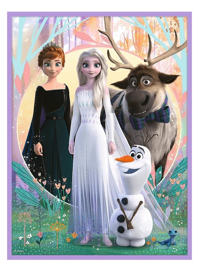 Trefl - Frozen 2 Princesses in Their Land 2x1 with Memos (30+48/24) Pieces - 93335 - Image 3