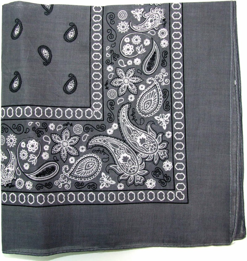 Novelty Bandanas Paisley Cotton Bandanas Single Pack
