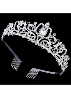 Silver Crystal Crowns Tiara For Women Girls Elegant Princess Rhinestone Crown With Combs Bridal Wedding Headbands Prom Birthday Party Halloween Hair Accessories Jewelry Gifts For Women Girls - pzsku/ZE598B81D524A351ADF76Z/45/_/1696664645/ac341652-5eee-4852-865f-ff16d46ac0c9