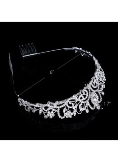 Silver Crystal Crowns Tiara For Women Girls Elegant Princess Rhinestone Crown With Combs Bridal Wedding Headbands Prom Birthday Party Halloween Hair Accessories Jewelry Gifts For Women Girls - pzsku/ZE598B81D524A351ADF76Z/45/_/1696664648/bbf01666-108d-465a-b37a-19a0c337bf40