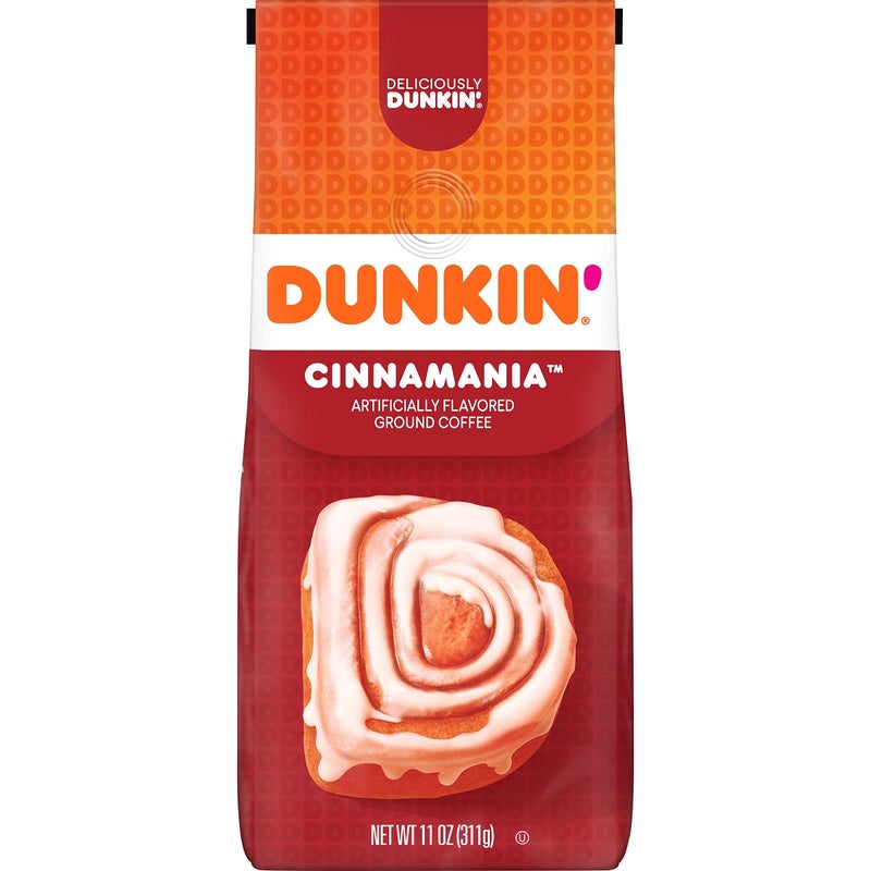 Dunkin Donuts Dunkin Cinnamania Ground Coffee 11Ounce Bag - Image 3