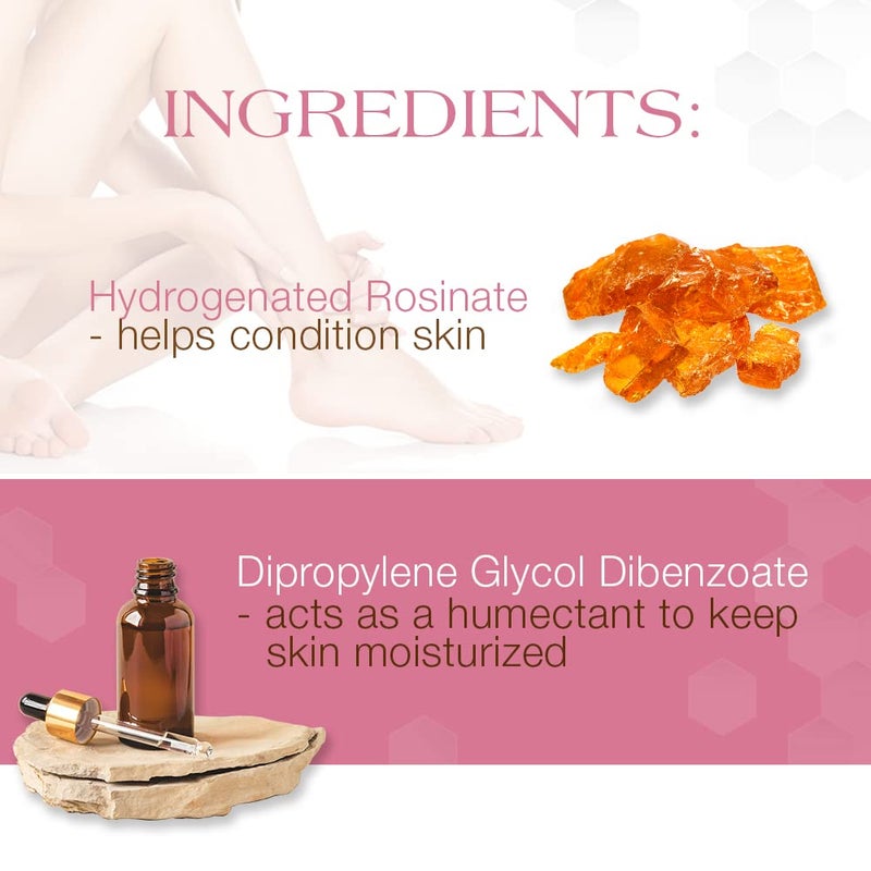 GiGi شمع إزالة الشعر بالميكروويف من جي جي للوجه والجسم، تركيبة شمع ناعمة لطيفة للشعر الناعم إلى الخشن، إزالة الشعر في المنزل، 8 أونصات - Image 3