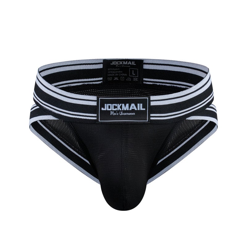 Jockmail2023 New Summer Men'S Underwear Triangle Underwear Mesh Breathable Sports Hip Underwear - Image 1