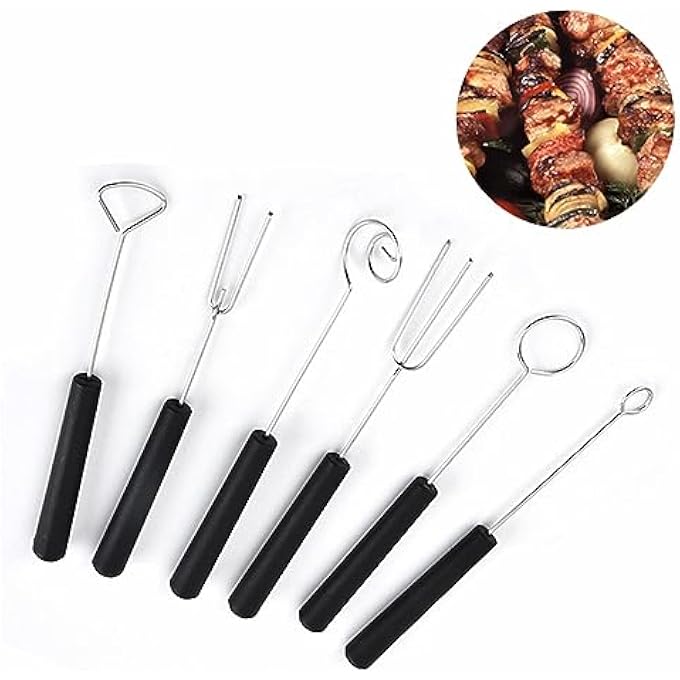 Unity Dipping Fork Set Chocolate Dipping Tool Stainless Steel Fondue Forks Cheese Fondue Forks Diy Baking Supplies For Handmade Chocolates Fondue Cheese 6 Pcs - Image 2