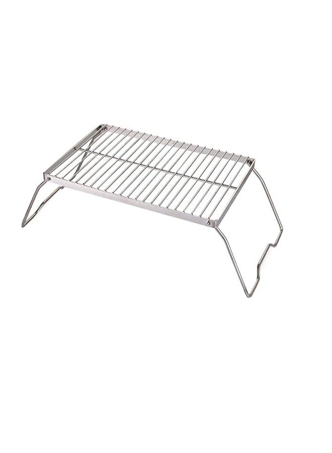 ALGhafa, stainless steel fire chair, for barbecue, trips and camping, large size - Image 1