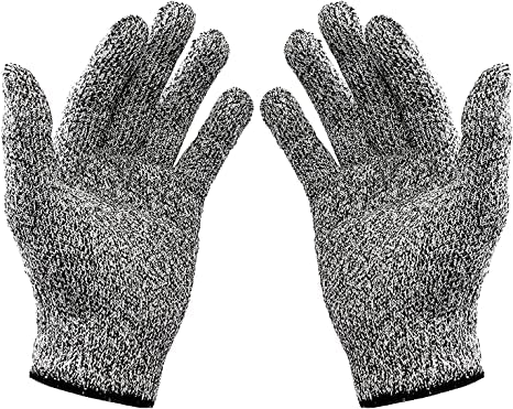 FEELING MALL Cut Resistant Gloves Hand Safety Food Grade Gloves for Pumpkin Wood Carving Meat Cutting Oyster Shucking Fish Cut Proof with Level 5 Protection Repairman carpenter sculpture protect hands - Image 1