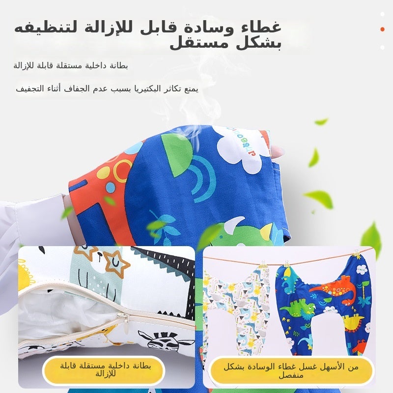 Kids Car Headrest Pillow - Adjustable Shoulder Support for Rear Seat  Comfort - Image 4