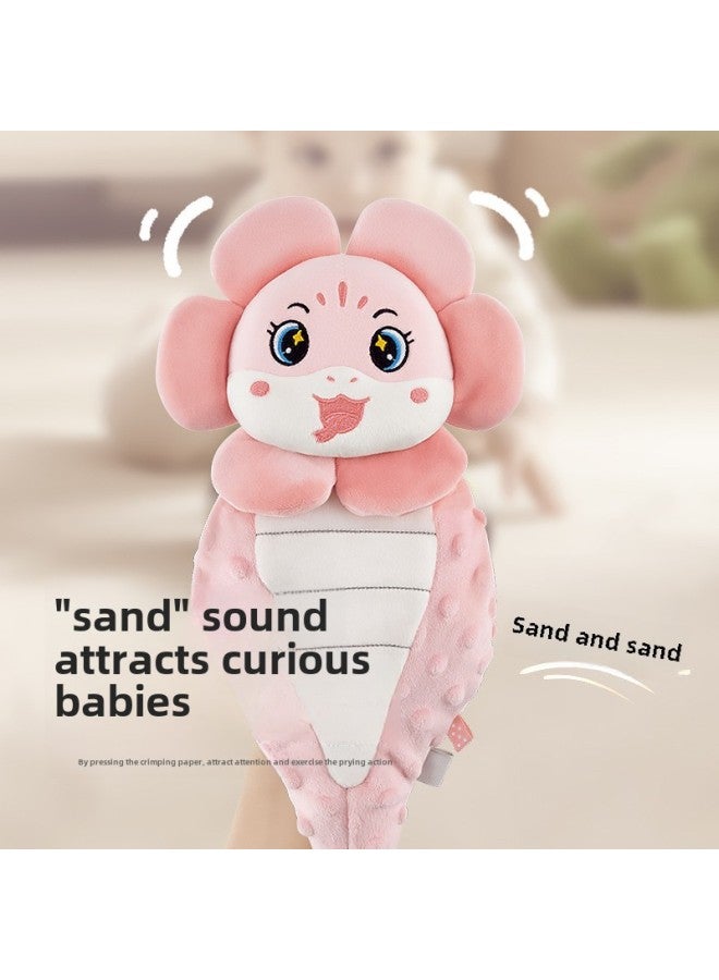 Baby Soothing Doll Can Bite Newborn Anting Towel 0-1 Year Old Baby Sleeping Toy Snake Year Children's Toy-Color:Zodiac Snake Green Hand Puppet - Image 4