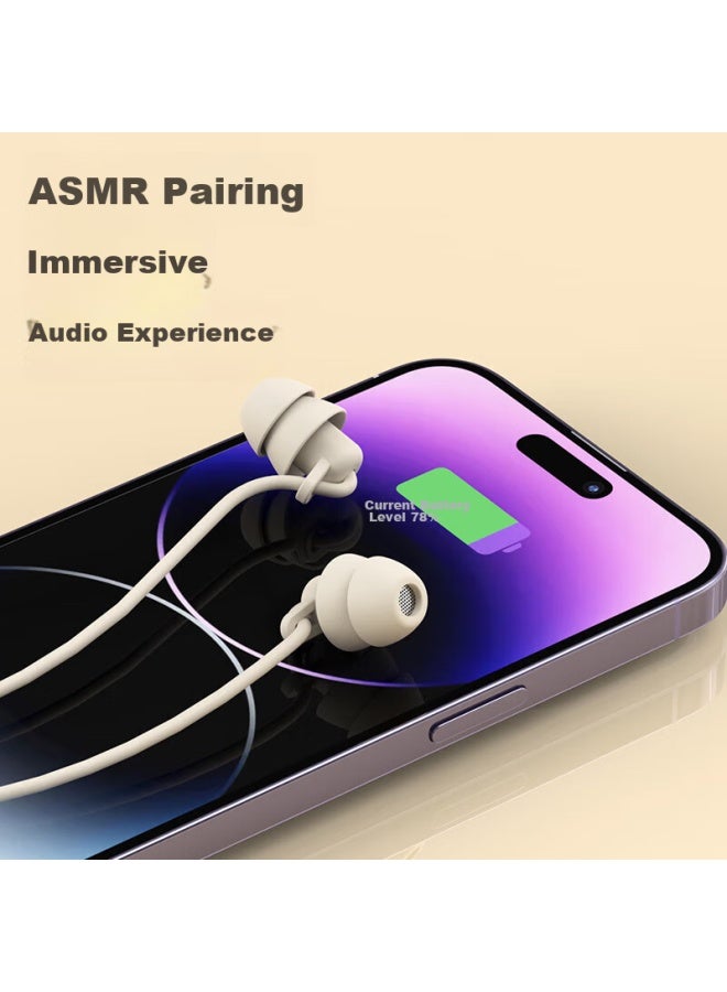 Bkayp Wired Sleep Headphones With Type-c Interface, In-ear, Asmr, Noise-cancelling, For Mobile Phones And Computers, Side Sleeping, Ear-comfortable, Sleep Aid, Anti-snoring, Suitable For Apple And Huawei - Image 5