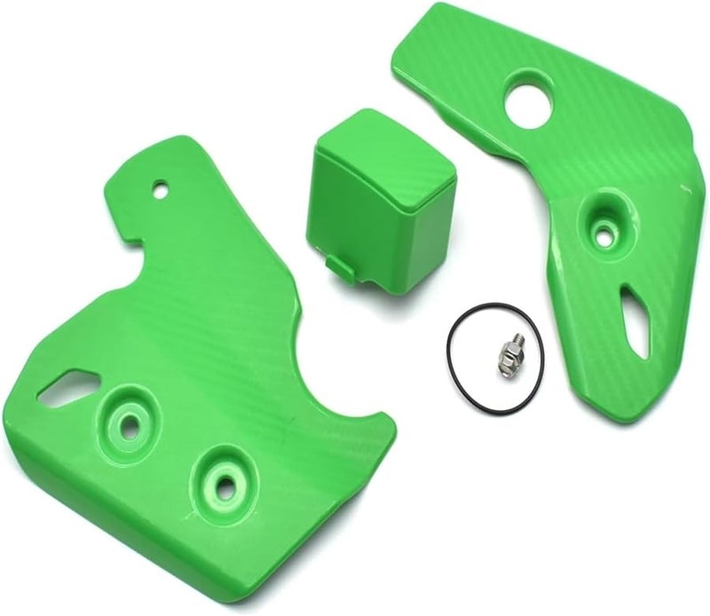 Green Frame Guard Protector Compatible with Kawasaki KLX250 KLX250S D Tracker X 1993 2020 - Image 3