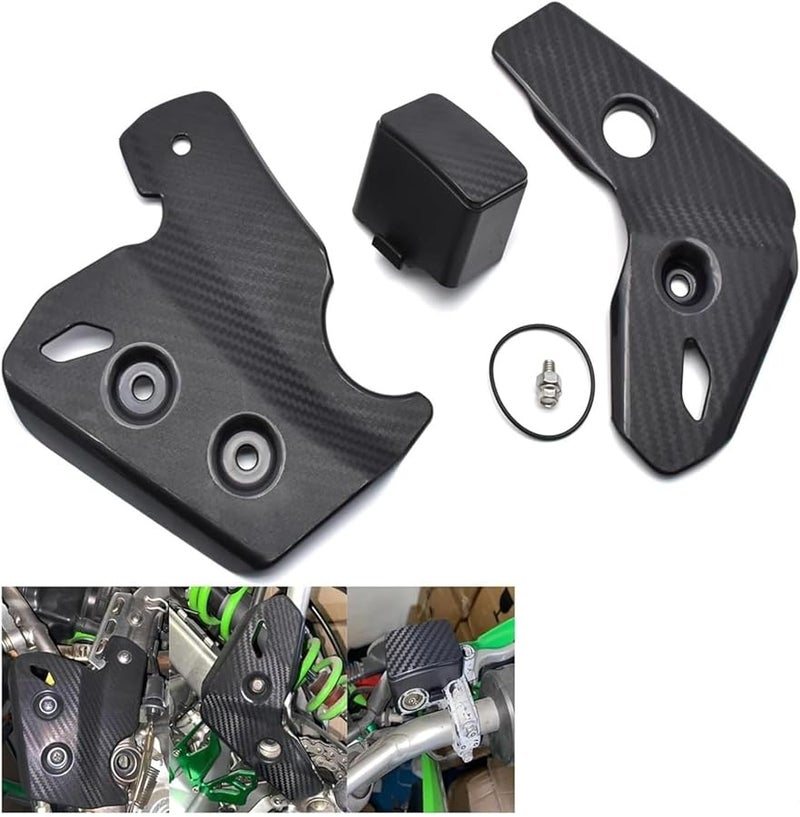 Green Frame Guard Protector Compatible with Kawasaki KLX250 KLX250S D Tracker X 1993 2020 - Image 5