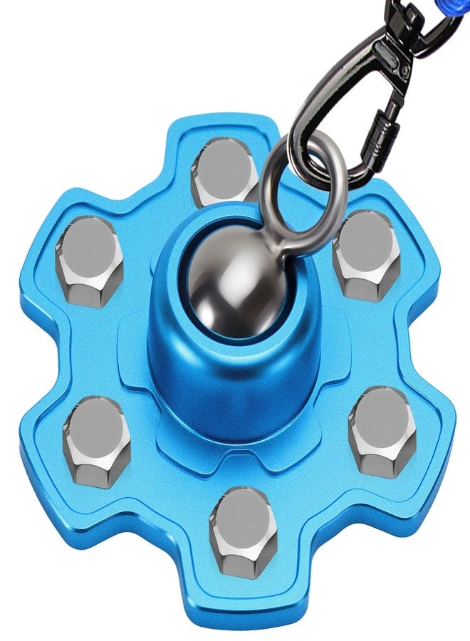 VOXGET Dog Tie Out Stake for Camping - Heavy Duty 360° Swivel Anchor for Pets Runner, Portable and Easy to Install Tie Out System for Large and Small Dogs, Weighing up to 200 lbs, Sky Blue - Image 1