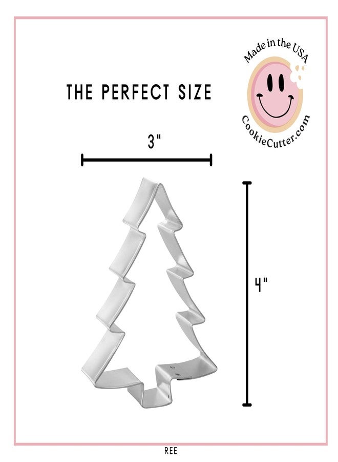 Foose Cookie Cutters Christmas Tree 4 in, Made in the USA - Image 2