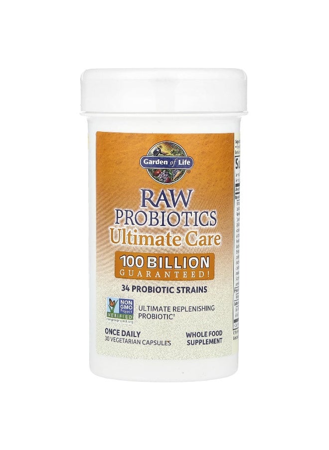 Garden of Life Garden of Life, RAW Probiotics, Ultimate Care, 30 Vegetarian Capsules  - Image 3