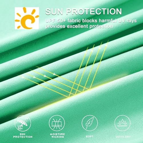 Willit هودي حماية من الشمس للنساء UPF 50+ من ويليت قميص طويل الأكمام للتنزه والصيد في الهواء الطلق لون أخضر فاتح L - Image 3