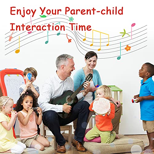 LOOIKOOS Toddler Musical Instruments,Wooden Percussion Instruments Toy for Kids Baby Preschool Educational Musical Toys Set for Boys and Girls with Storage Bag - Image 5