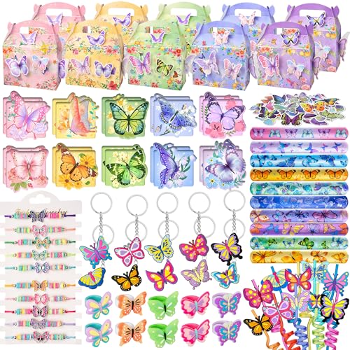 DMIGHT Butterfly Party Favors Fairy Birthday Party Supplies for Girls Kid Toy Gift Prize Goodie Bag Stuffer Butterfly Decorations Party Favors - Image 1