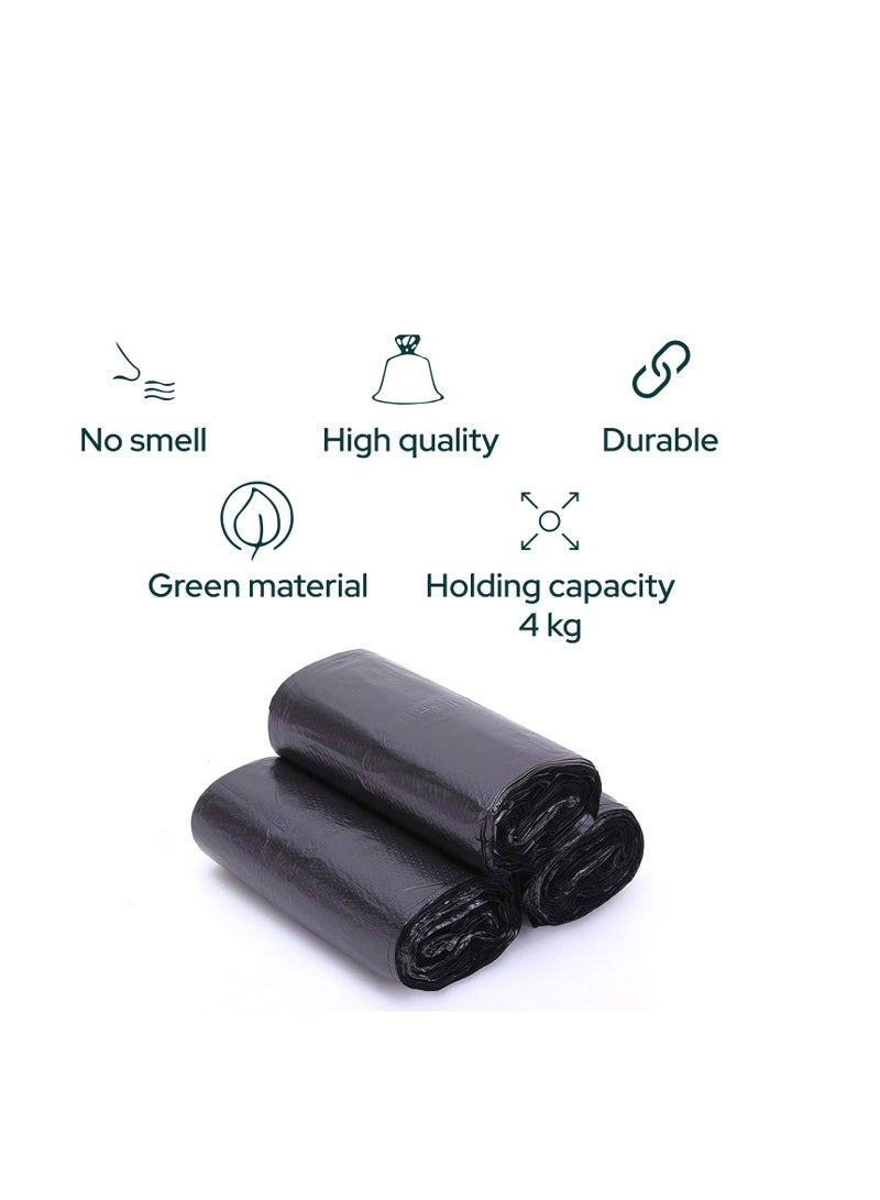 Nure, Bio-Degradable Purity In  Disposal Garbage Bag,5 Gallons, 30 Pcs, 46cmx52cm,Pack of 3 - Image 3