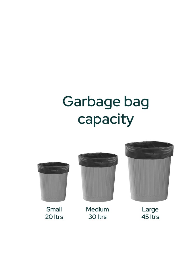 Nure, Bio-Degradable Purity In  Disposal Garbage Bag,5 Gallons, 30 Pcs, 46cmx52cm,Pack of 3 - Image 5