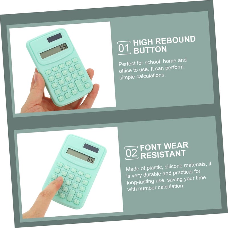 Portable Pocket Calculator for Office and School Small Size Creative Design Comfortable Touch for Students and Office Supplies - Image 5