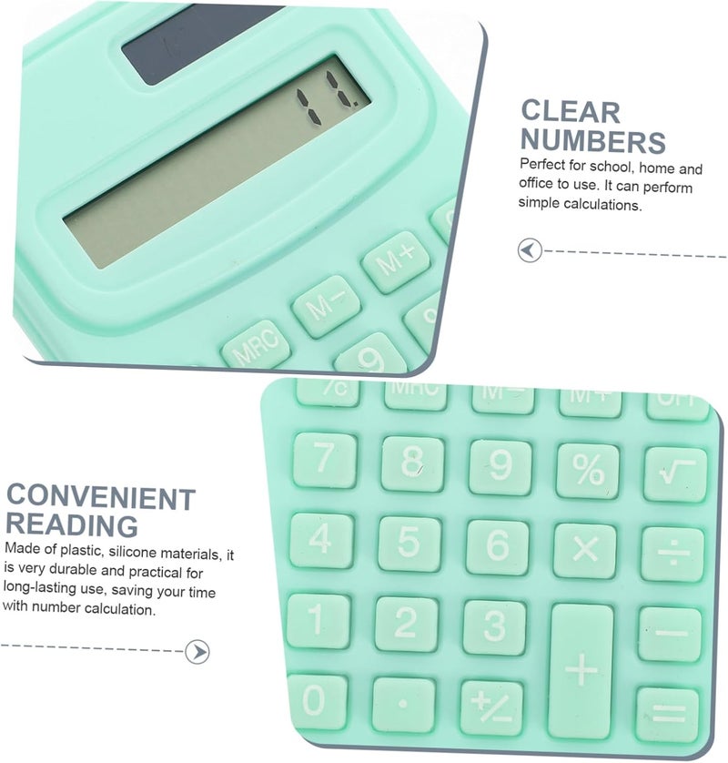 Portable Pocket Calculator for Office and School Small Size Creative Design Comfortable Touch for Students and Office Supplies - Image 4