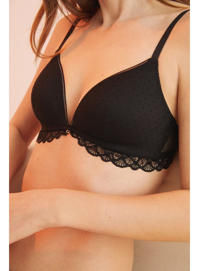 women'secret LOVELY tulle lace triangle bra - Image 2