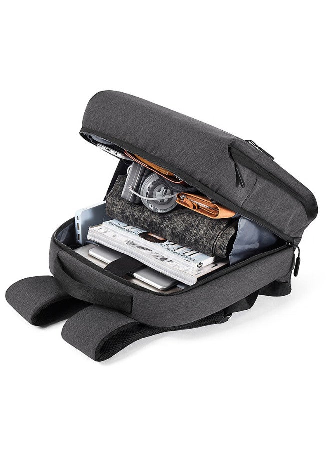 Bostanten Men's Backpack, High School And College Student Bookbag, Trendy Large Capacity Laptop Bag For Both Men And Wome - Image 2