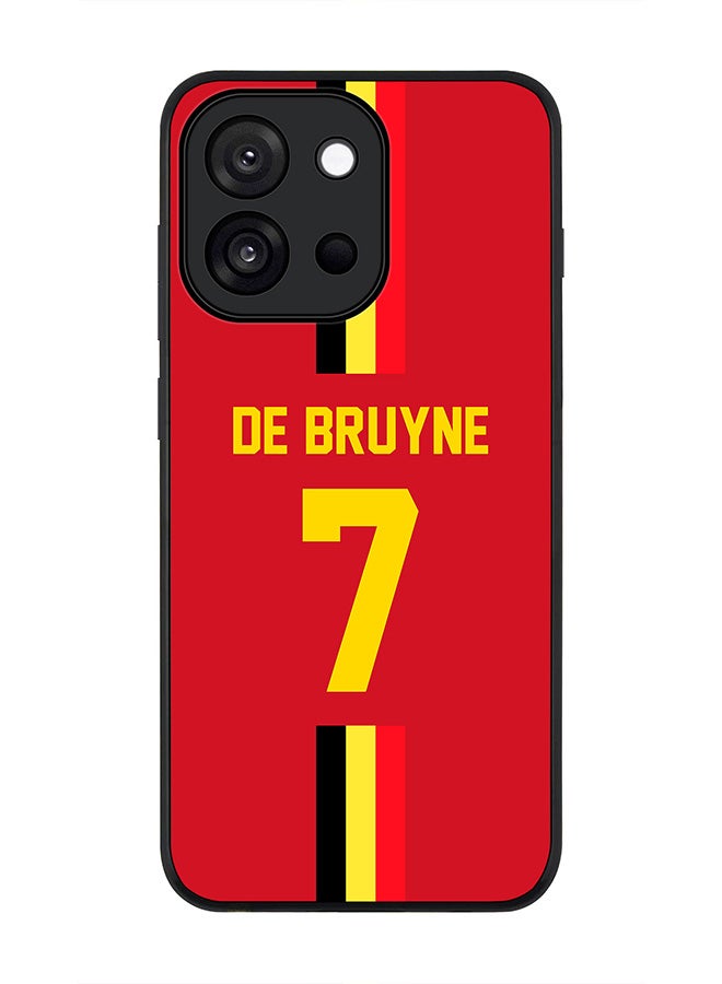 Stylizedd For OnePlus 13s / 13T Case,Slim fit Camera Protection, Shockproof Thin Phone cover  - Football - Belgium,  De Bruyne