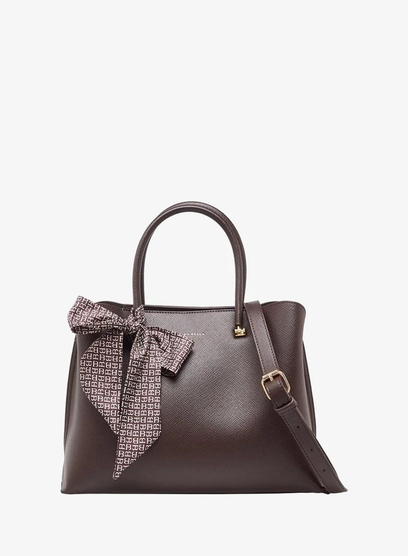 Flora Bella By Shoexpress Scarf Accent Tote Bag With Detachable Strap