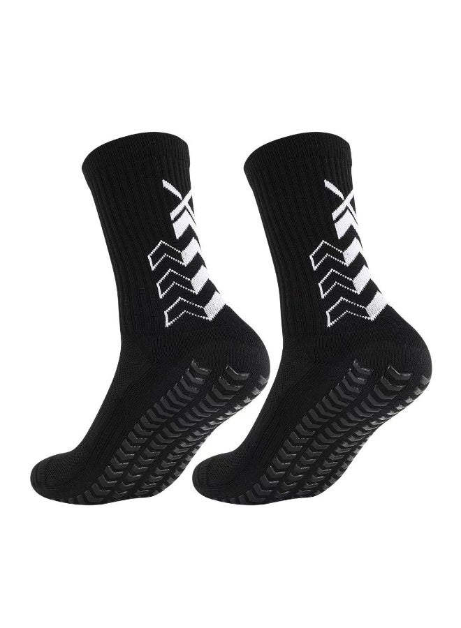 5 Pairs of Grip Socks, Tight Fitting Grip Socks Football Socks Wear-Resistant Football Non-Slip Football Men for Training - Image 5